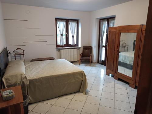 Katil atau katil-katil dalam bilik di B&B Mombracco