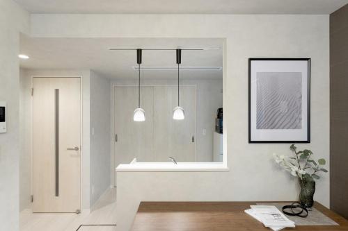 Ένα μπάνιο στο Bijou Suites Cocoa