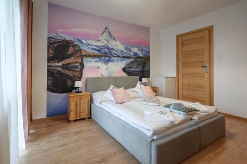 Postel nebo postele na pokoji v ubytování Pokoje Gościnne MAGNAS