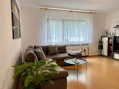 Χώρος καθιστικού στο Ferienwohnung Sara