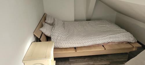 Katil atau katil-katil dalam bilik di Belle appartement ensoleille
