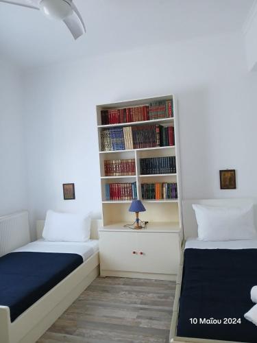 Cama o camas de una habitación en Guest House Christos