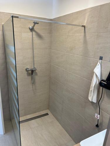 Kúpeľňa v ubytovaní Marton Apartman