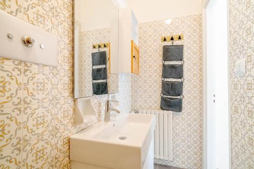 Et badeværelse på Camogli Casa Conchiglia