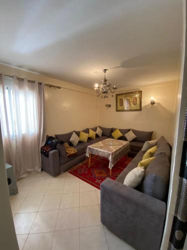 Χώρος καθιστικού στο Happy Appartement