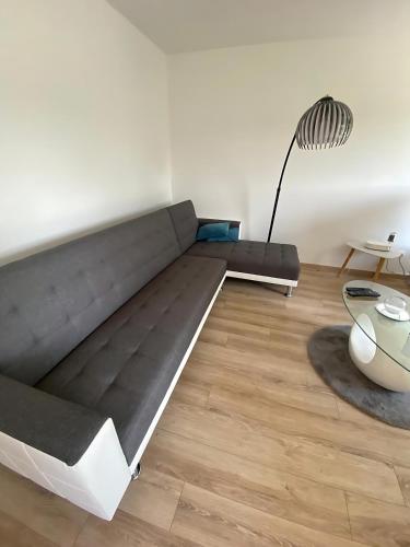 Vue du Doubs T4 cosy très bien situéにあるシーティングエリア