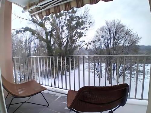 冬のVue du Doubs T4 cosy très bien situéの様子
