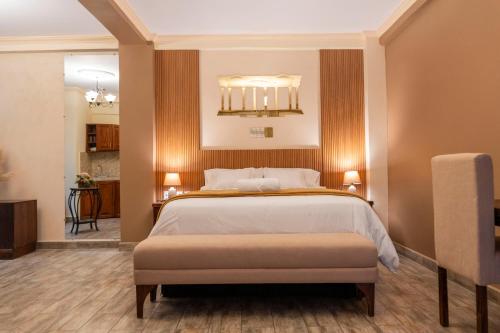 Katil atau katil-katil dalam bilik di Luna de Plata