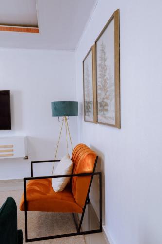 Posezení v ubytování Epignosis Apartments