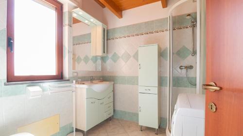 Bilik mandi di Sardinianworld - Residenza Le Vigne-Panoramic Terrace