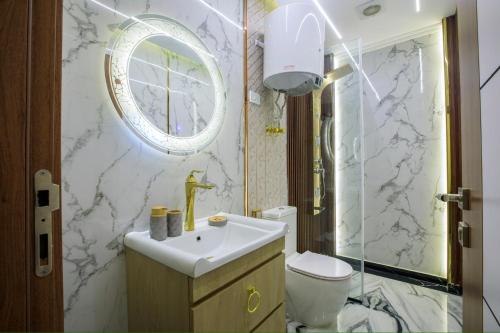 Koupelna v ubytování Piccolo Mondo Boutique Hotel