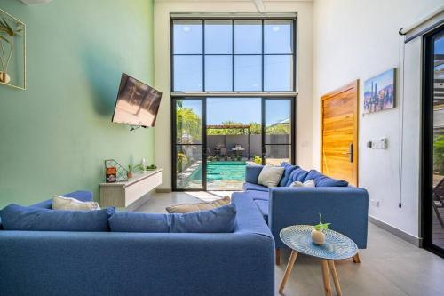 Χώρος καθιστικού στο Casa Encanto