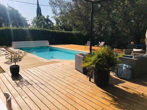 Appartement en rez de jardin d'une bastide proche centre d'Aix!