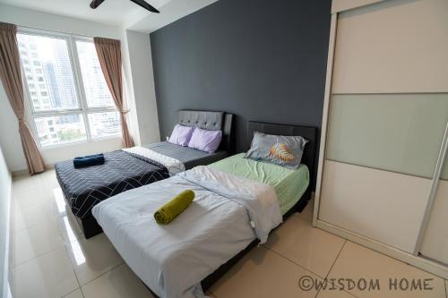 Seaview Mansion One Georgetownにあるベッド