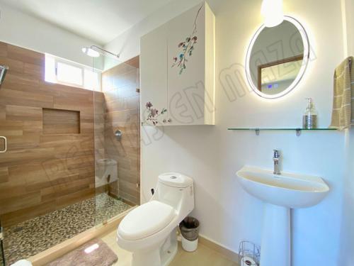 Koupelna v ubytování Nuevo y Muy Bonito Departamento Almarena 4