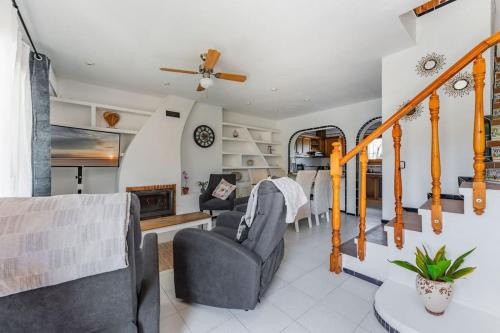 Χώρος καθιστικού στο Playa Carabassi Villa