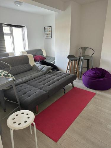 Χώρος καθιστικού στο Blue Room Hostel Newquay