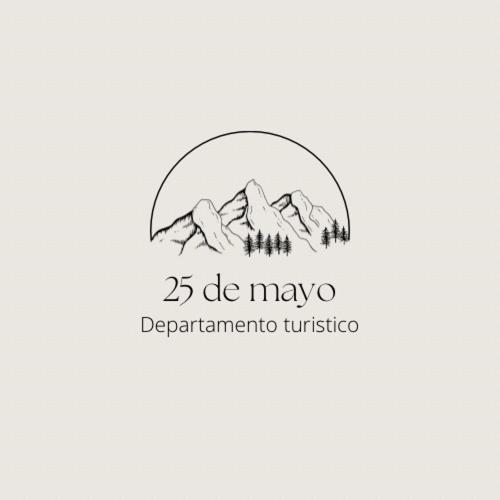 een tekening van een berg met de woorden de mayo bij Depto25nuevo in Mendoza