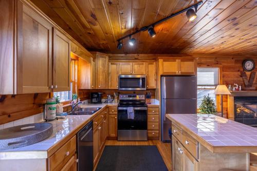 Una cocina o cocineta en Buck Ridge