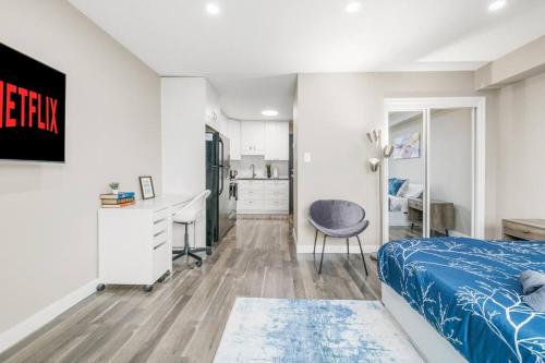 Postel nebo postele na pokoji v ubytování Modern & Unique Studio Unit