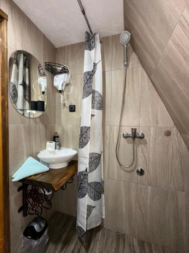 Koupelna v ubytování Dream House Una
