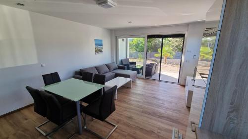 Et opholdsområde på Villa Mara