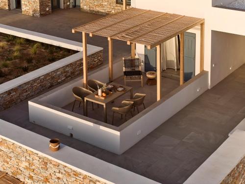 Χώρος καθιστικού στο Eutopia Suites Sifnos