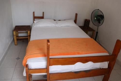 Ένα ή περισσότερα κρεβάτια σε δωμάτιο στο casa luz