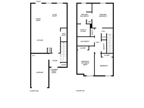 a floor plan of a house at Sound Haven Coastal Escape in Navarre