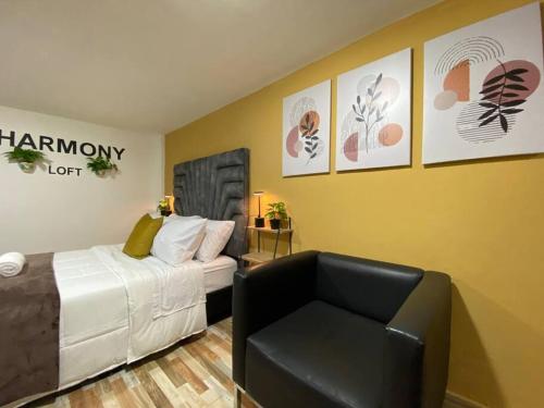 Гостиная зона в Harmony loft - Wifi de 200Mbp Cercano a todo