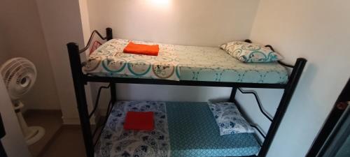 Katil atau katil-katil dalam bilik di Apartamento Ana