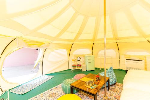 Cama o camas de una habitación en TACO GLAMP