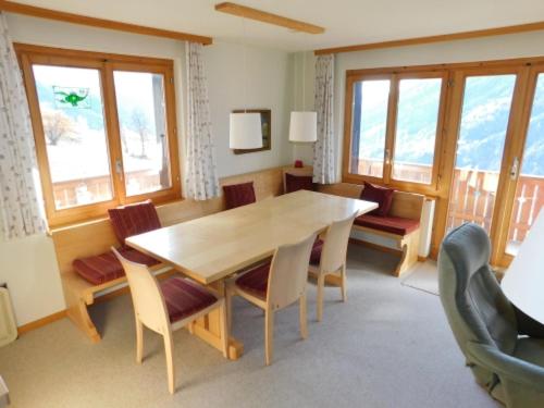 Posezení v ubytování Ferienwohnung Fernblick
