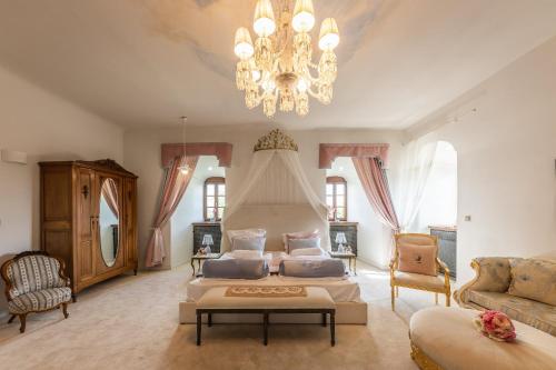 Χώρος καθιστικού στο Theresia Chateau - Bernolákovo