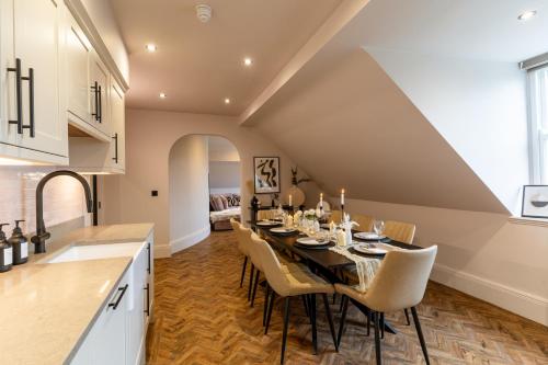 Dapur atau dapur kecil di Longshaw Loft