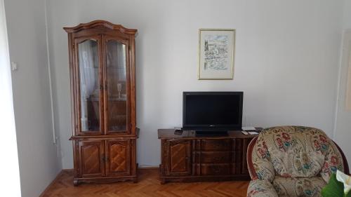 TV a/nebo společenská místnost v ubytování Neven