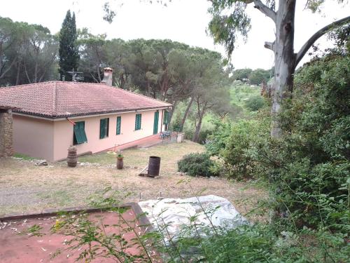 a small house in the middle of a yard at Piccolo appartamento immerso nella campagna in Rosignano Marittimo