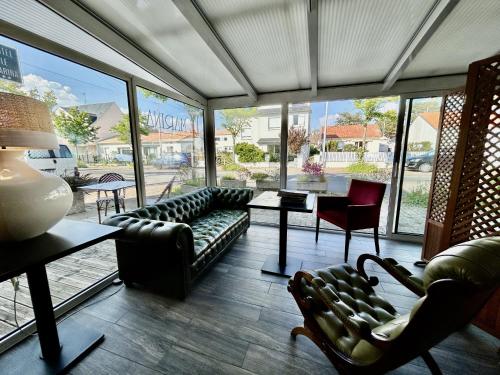 Χώρος καθιστικού στο Hotel et Studios Le Marina Baie de La Baule
