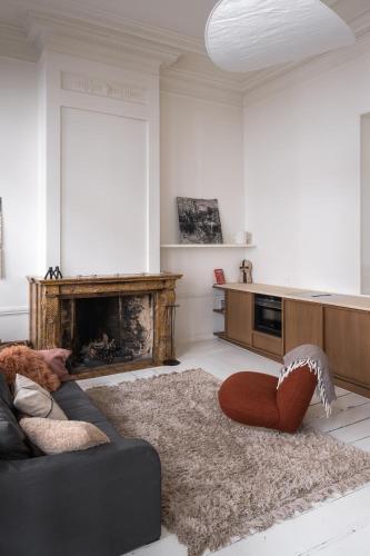 Posezení v ubytování LuxuryApartmentSoulforCity