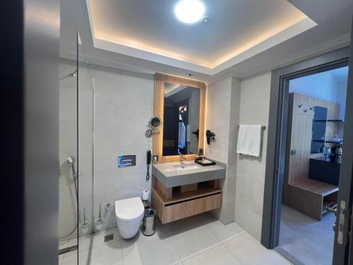 Koupelna v ubytování Batıhan Vadi Hotel