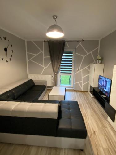 Телевизор и/или развлекательный центр в APARTAMENTY CIUKAJ