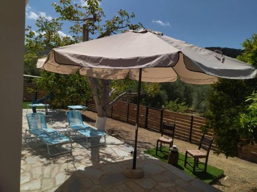 Zahrada ubytování Kamara village house with private pool
