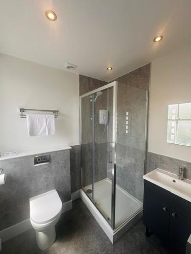 Bilik mandi di The White Lion Hotel
