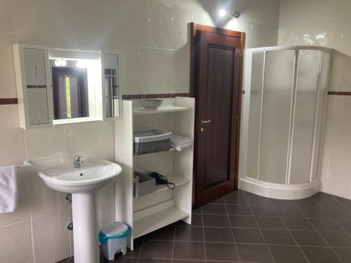 Salle de bains dans l'établissement Ca’ Vanello