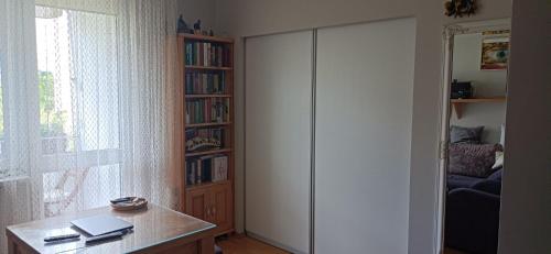 Knihovna v apartmánu