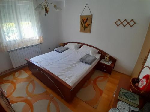 Postel nebo postele na pokoji v ubytování Sead