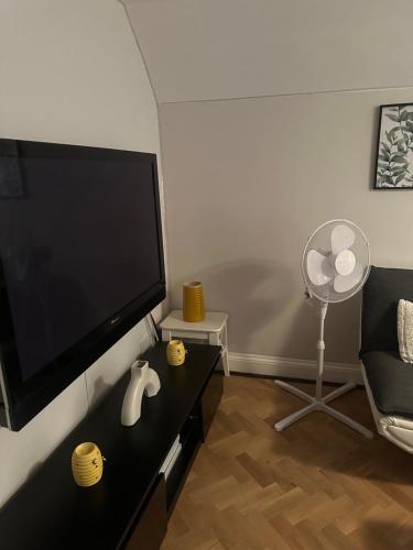 Телевизор и/или развлекательный центр в Cozy bedroom