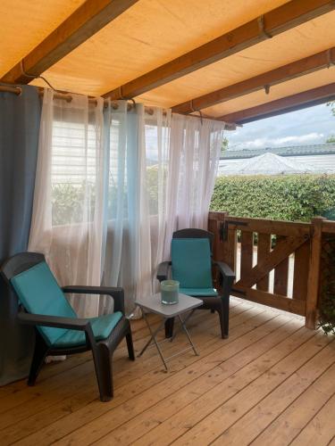 Mobil home de charme à la mer