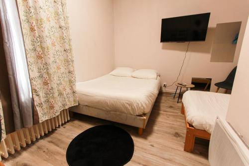 Postel nebo postele na pokoji v ubytování VILLULA