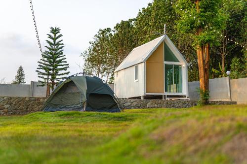 Zahrada ubytování Ma-Camping & Resort in Rayong